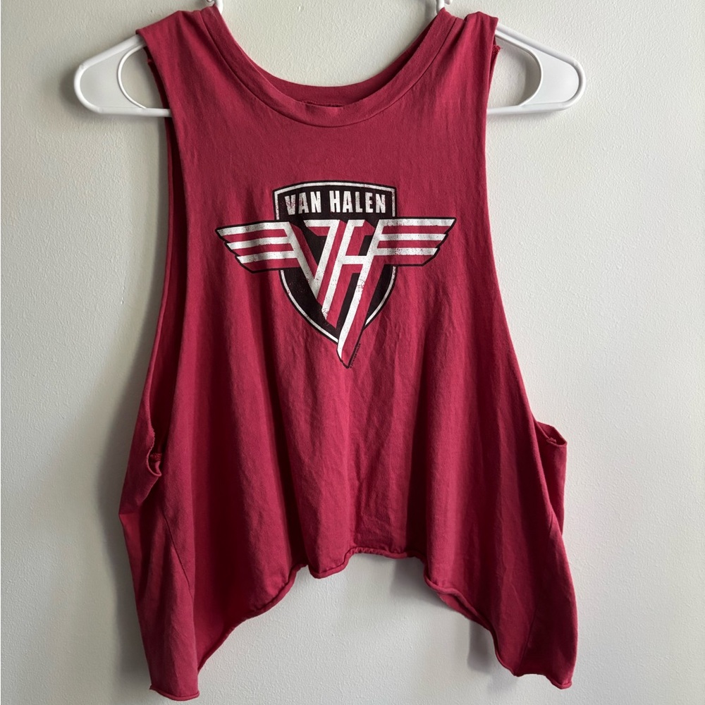 Van Halen Red Crop Top